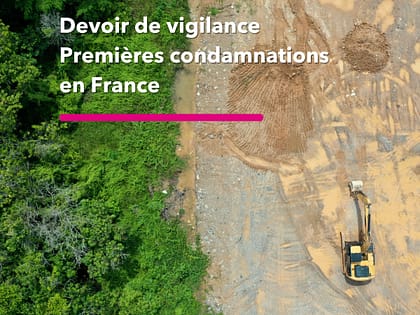 Devoir de vigilance Premières condamnations en France