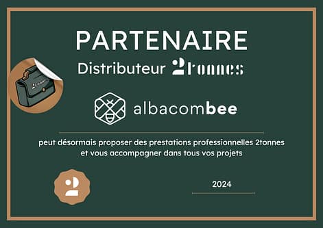 atelier 2tonnes Albacombee distributeur